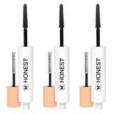 Honest Beauty 2-in-1 Extreme Length Mascara + Lash Primer 3-Pack | EWG Verified + Cruelty Free | 0.27 fl oz each (pack of 3)