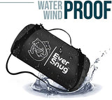 EverSnug Sherpa Waterproof Camping Blanket - Extra Thick and Warm, Large Sherpa Fleece Outdoor Blanket for Camping, Picnics, Beaches, Stadiums, Pets - Washable and Windproof for Cold Weather (Black)