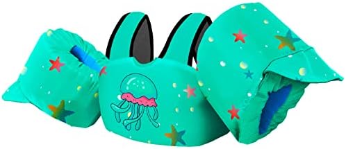 Chriffer Kids Swim Vest Life Jacket for 22-66 Pounds Boys and Girls, Toddler Floaties with Shoulder Harness Arm Wings for 2,3,4,5,6,7 Years Old Baby