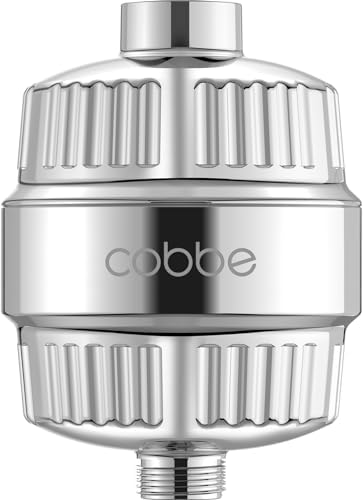 Cobbe HD HEAVY DUTY High Output Shower Filter – 99% REMOVAL Shower Head Filter for Hard Water, Heavy Metals, Chlorine and Harmful Substance, Improve your skin and hair - Chrome