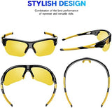 BEACOOL Polarized Sports Sunglasses for Men Women Youth Baseball Fishing Cycling Running Golf Motorcycle Tac Glasses UV400