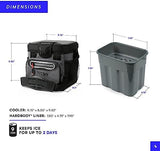 Arctic Zone Titan Deep Freeze Cooler - Zipperless Hardbody Cooler - Small & Large Capacity- Beach & Camping Cooler - Deep Freeze Insulation, HardBody Liner, and SmartShelf