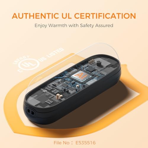 OCOOPA 2 in 1 Magnetic Rechargeable Hand Warmers, UT2s Mini Electric Handwarmers 2 Pack, Split USB-C, Reusable Portable Pocket Heater, Raynauds, Golf, Christmas, Tech Gifts for Women Men