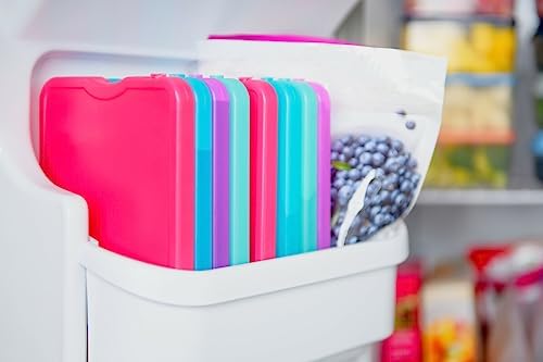 Cool Coolers by Fit + Fresh Slim Compact Reusable XL Ice Pack, Perfect for Lunch Boxes, Coolers, and Beach Bags