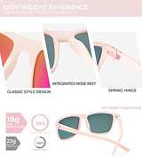 KALIYADI Polarized Sunglasses for Men, Lightweight Sun Glasses with UV Protection for Driving Fishing Golf