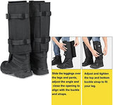 QOGIR Snake Gaiters for Hunting: Durable Snake Guards, Snake Gaiter Leggings for Men & Women, Snake Bite Protection for Lower Legs, Snake Proof Gaiters with Adjustable Size