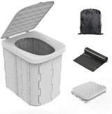 Portable Camping Toilet for Adults - Hapoon XL Portable Folding Toilet with Lid,Travel Portable Potty for Adults,Porta Potty Car Toilet