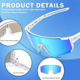 3PACK Kids Sunglasses Polarized Youth Baseball Sunglasses Boys Girls Softball Cycling UV400 Protection Goggles