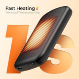 Hand Warmers Rechargeable 2 Pack with Gift Box, Portable Electric Hand Warmer with LED Display Battery and Temperature, Fast Heating, for Men, Women, Hunting Camping