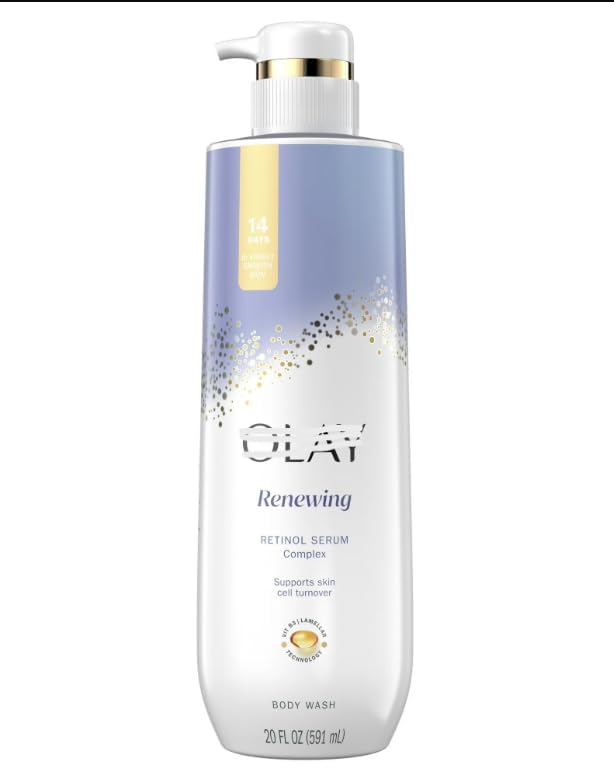 Ol~ay Renewing Body Wash with Retinol Serum Complex, (20 fl oz) (Pack 01)