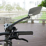 Handlebar Bike Mirror, Scratch Resistant Glass Lens, Ajustable and Rotatable Safe Rearview Bicycle Mirror