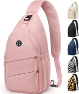 Crossbody Bags for Women Men Trendy Sling Bag Bakpack Casual Chest Bag with Convertible Shoulder Strap
