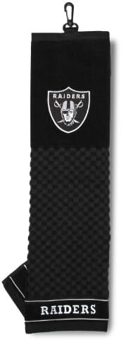 Team Golf NFL Embroidered Golf Towel, Checkered Scrubber Design, Embroidered Logo
