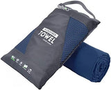Rainleaf Microfiber Towel Perfect Travel & Gym & Camping Towel. Quick Dry - Super Absorbent - Ultra Compact - Lightweight. Suitable for Trip, Beach, Shower, Backpacking, Pool