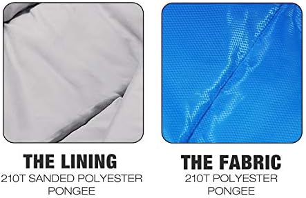 REDCAMP Kids Mummy Sleeping Bag for Camping, 3 Season Cold Weather Sleeping Bag Fit Boys,Girls & Teens, Blue/Rose Red