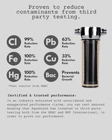 2.0 Carbon Shower Head Filter System | Removes Chlorine, Heavy Metals, And More | Great For Dry Skin/ Hair, And More | NSF Certified