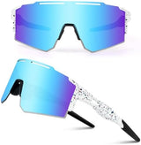 Ukoly Cycling Sunglasses for Men Women with 3 Interchangeable Lenses, Polarized Sports Sunglasses, Baseball Sunglasses