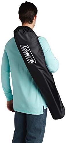 Coleman Portable Quad Camp Chair with 4-Can Cooler, Cushioned Seat & Back with Side Pockets & Cup Holder, Carry Bag Included
