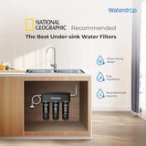 Waterdrop TSA 8 Layer Under Sink Water Filter System, Under Sink Water Filtration System, Reduces PFAS, PFOA/PFOS, Fluoride, Chlorine, Bad Taste & Odor, NSF/ANSI 42 Certified Element, USA Tech