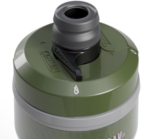 CamelBak Podium Chill Insulated 21oz Bike Water Bottle - Easy Squeeze Bottle - Fits Most Bike Cages, Deep Fern