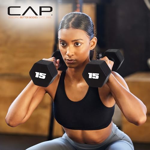 CAP Barbell Neoprene Dumbbell Weights Pairs & Sets | Multiple Colors