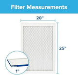 Filtrete 20x25x1 AC Furnace Air Filter, MERV 13, MPR 2200, Elite Allergen, Bacteria & Virus Filter, 3-Month Pleated 1-Inch Electrostatic Air Cleaning Filter, 2-Pack (Actual Size 19.69x24.69x0.78 in)