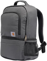 Carhartt Insulated 24 Can Two Compartment Cooler Backpack, Fully-Insulated Base, Durable Water-Resistant for Camping, Beach & Travel