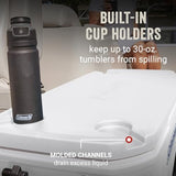 Coleman Marine Cooler with Fully Insulated UV Guard Lid & Body, Keeps Ice for 3+ Days, Great for Boating & Fishing, 52qt/100qt Wheeled/120qt Options