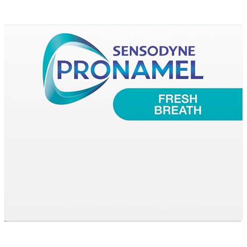 Sensodyne Pronamel Fresh Breath Enamel Toothpaste for Sensitive Teeth and Cavity Protection, Fresh Wave - 4 oz (4 Pack)