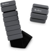 Weighted Bangles – Adjustable Ankle and Wrist Weights for Women & Men – Set of Ankle Weights 2 lbs (1 lb Each Wrist Weight) | Weighted Arm Bands for Pilates, Yoga, Running & Walking