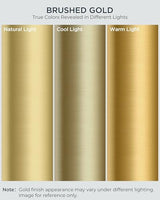 FORIOUS Gold Kitchen Faucet with Pull Down Sprayer, High Arc Modern Classic Sink Faucet Stainless Steel with Deck Fit for 1 or 3 Hole for Pot Filler Bar Farmhouse Laundry Rv, Brushed Champagne Golden