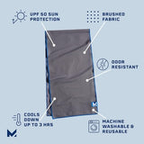MISSION Max Plus Cooling Towel- Soft, Durable Microfiber - Cools Up to 3 Hours - UPF 50 Sun Protection - Machine Washable