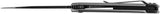 Kershaw Misdirect Pocketknife; 2.9 in. 4Cr13 Black-Oxide Blackwash Finish Blade, Stainless Steel Stonewash Finish Handle Equipped with SpeedSafe Assisted Opening, Flipper and Frame Lock (1365)