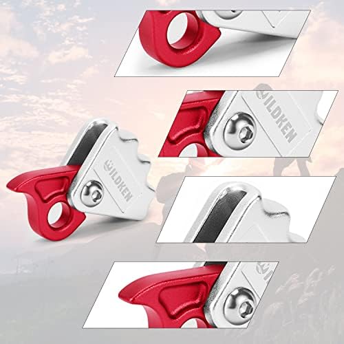 Climbing Ascender Fall Protection Belay Device Climbing Rope Grab for Rock Climbing Mountaineering Tree Arborist Expedition Caving Rescue Aerial Work