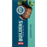 CLIF BUILDERS Protein Bars - Chocolate Mint Flavor - 20g Plant Based Protein - Gluten Free - Non-GMO - Low Glycemic - No Artificial Sweeteners - Value Pack, 2.4 oz. (12 Count)