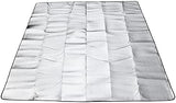 Wind Tour Outdoor Double-Sided Moisture-Proof Aluminum Foil Foam Pad Waterproof and Insulating Foil Mat Picnic Mat Camping Mat for Beach Tent and Camping