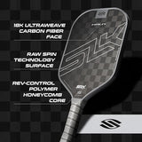 Selkirk Sport SLK Halo Raw Carbon Fiber Pickleball Paddle | Designed in The USA | Choose from The T700 Raw Carbon Fiber Power, The 18k Ultraweave Control, or The Kevlar Linkweave Thermoformed Pro