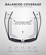 Polarized Sunglasses Men, Mens Sunglasses Polarized UV protection Lightweight Sun Glasses for Driving Fishing Golf