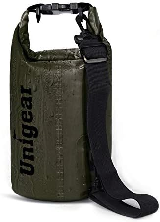 Unigear Dry Bag Waterproof, 2L/5L/10L/20L/30L/40L Floating and Lightweight Bags for Kayaking, Boating, Fishing, Swimming and Camping with Waterproof Phone Case
