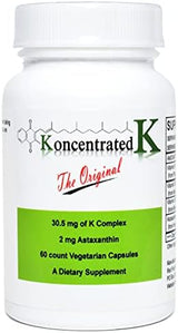 30.5 milligrams of Ks, 2 milligrams Astaxanthin