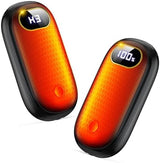 Hand Warmers Rechargeable, 14000mAh Electric Hand Warmer 2 Pack Dual-Sided Heating 17Hrs Warmth Max 131℉ USB-C Portable Pocket Heater for Raynauds, Hunting, Golf, Camping