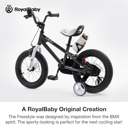 RoyalBaby Kids Bike EZ Freestyle Training Free Balance to Pedal Easy Learning Bicycle, 12-18 Inch for Toddlers to Big Kids