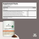 Arbonne Mushroom Powder Daily Defense - Daily Mushroom Supplement Powder Superblend That Supports Immune and Cognitive Health, 100% Organic Mushrooms, 2.1 oz