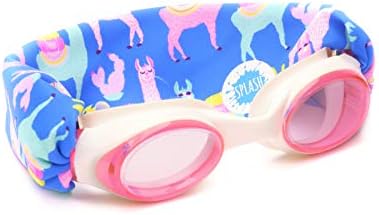 Splash Place SWIM GOGGLES with Fabric Strap - Adult & Kids Swim Goggles - PINKS & PURPLES