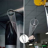 Carabiner 3 Inch Spring Snap Hook, 16pcs M8 5/16 Inch Spring Snap Hook Quick Link for Camping Hiking, 500LBS Holding Capacity Heavy Duty Steel Carabiner Clip Buckle for Hammock Swing Fitness