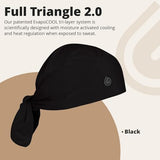 Full Triangle 2.0, Tri-Layer EvapoCOOL Ventilation Technology, Adjustable Tie Full Coverage Bandana
