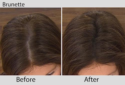 Joan Rivers Great Hair Day Root Touch Up Powder Duo - Fill-in Powder for Thicker, Fuller Looking Hair (Brunette)