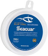 Seaguar Blue Label Fishing Leader Line for Saltwater, 100% Fluorocarbon, Clear, Multiple Sizes