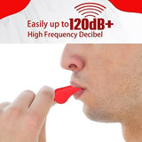 Honoson 100 Pcs Whistle for Adults with Lanyard Plastic Safety Emergency Whistle Survival Loud for Lifeguard Coaches Hiking Self Defense Outdoor Camping Accessories