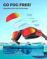 OMID Swim Goggles, P2 Polarized Swimming Goggles for Men Anti-fog Goggles Swimming for Adult Women